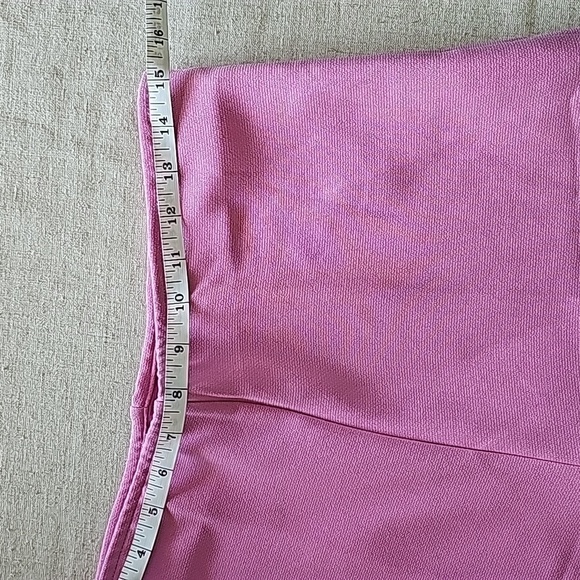 Urban Outfitters High Waisted Wide Leg Pants Barbiecore Pink Size Large - Picture 2 of 6